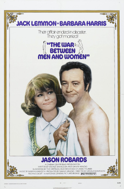 The War Between Men and Women (1972)_2 Poster Canvas Movie Film Print A0 A1 A2 A