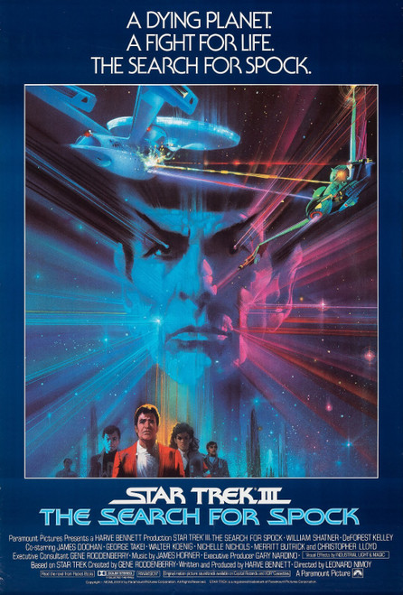 Star Trek III_ The Search for Spock (1984)_1 Poster Canvas Movie Film Print A0 A