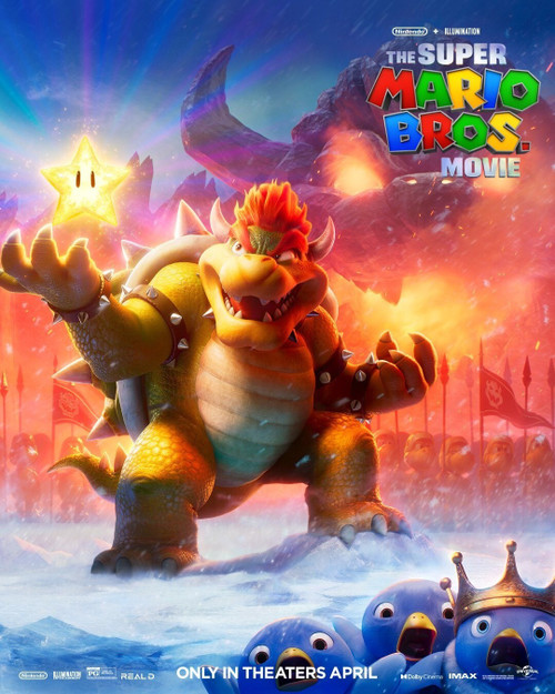 The Super Mario Bros. Movie (2023)_17 Poster Canvas Movie Film Print A0 A1 A2 A3