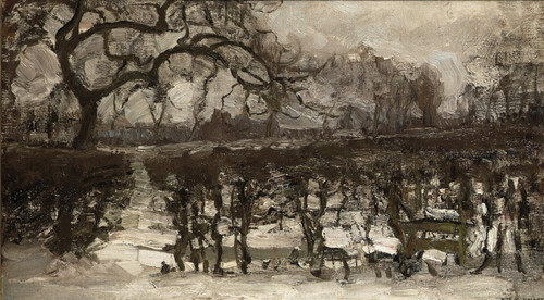 Piet Mondrian - Landscape with Apple Tree Poster Canvas Movie Film Print A0 A1 A