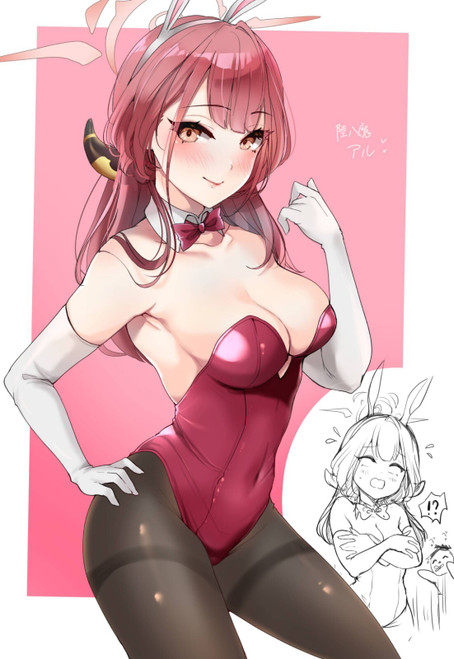Bunny Aru Anime E Girl Poster Canvas Movie Film Print A0 A1 A2 A3 A4 A5 A6 Art W