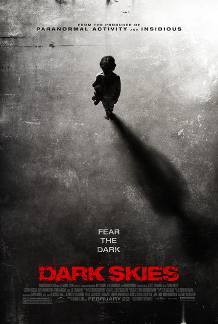 Dark Skies (2013)_5 Movie Film Poster Canvas iconic design