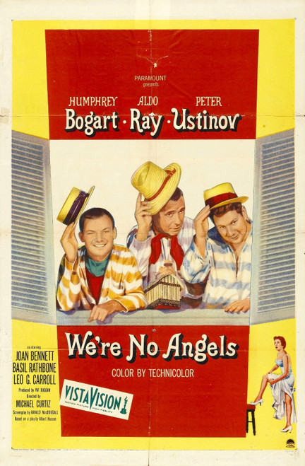 We_re No Angels (1955)_1 Poster Canvas Movie Film Print A0 A1 A2 A3 A4 A5 A6 Art