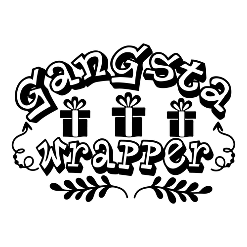 Gangsta Wrapper-01 (2) Personalized Poster Canvas Print A0 A1 A2 A3 A4 A5 A6 Art
