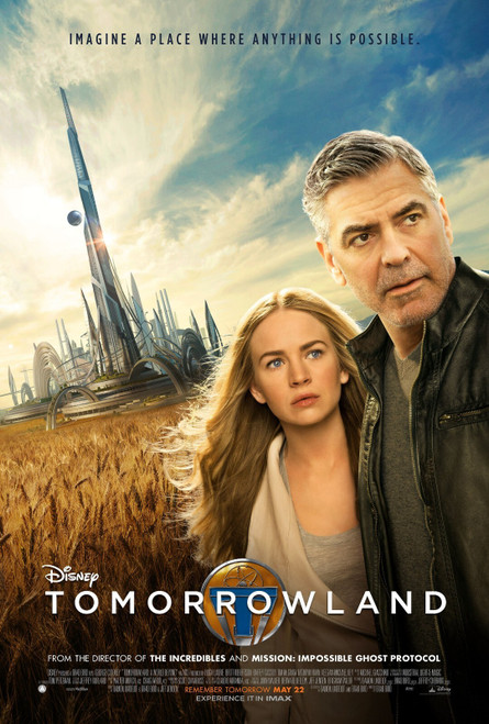 Tomorrowland (2015)_6 Poster Canvas Movie Film Print A0 A1 A2 A3 A4 A5 A6 Art Wa