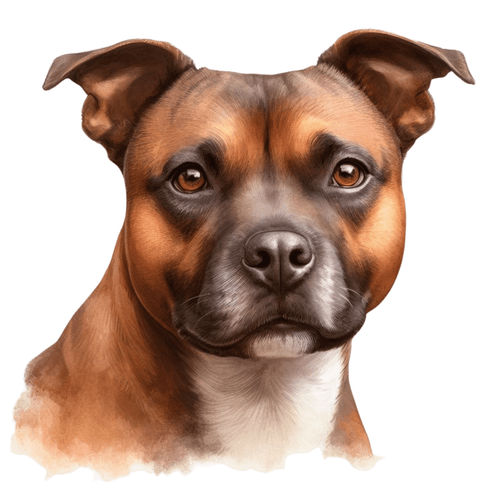 135 Staffordshire Bull Terrier Poster Canvas Movie Film Print A0 A1 A2 A3 A4 A5