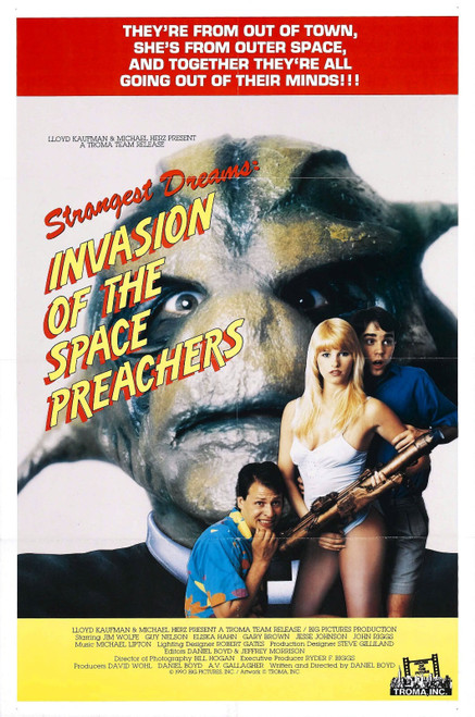 Invasion Of Space Preachers 01 Poster Canvas Movie Film Print A0 A1 A2 A3 A4 A5