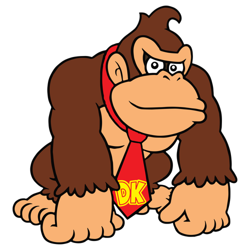 donkey-kong-05 Poster Canvas Movie Film Print A0 A1 A2 A3 A4 A5 A6 Art Wall Deco
