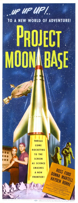 Project Moon Base 01 Poster Canvas Movie Film Print A0 A1 A2 A3 A4 A5 A6 Art Wal