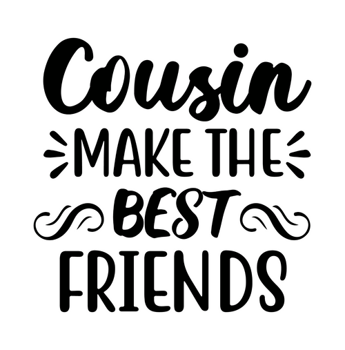 Cousin Make The Best Friends-01 Poster Canvas Movie Film Print A0 A1 A2 A3 A4 A5