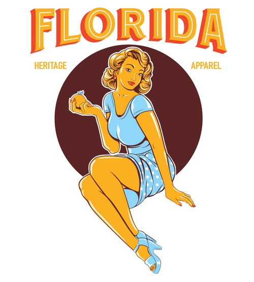 florida Personalized Poster Canvas Print A0 A1 A2 A3 A4 A5 A6 Art Wall Decoratio