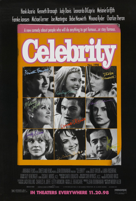 Celebrity (1998)_2 Movie Film Poster Canvas iconic design