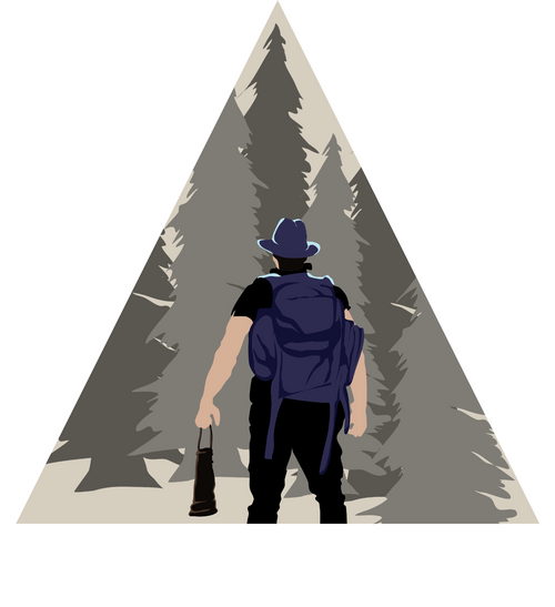 Lost in the Forest Sarcastic Poster Canvas Print A0 A1 A2 A3 A4 A5 A6 Art Wall D