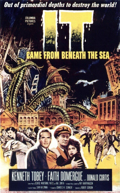 It Came from Beneath the Sea (1955)_0 Poster Canvas Movie Film Print A0 A1 A2 A3