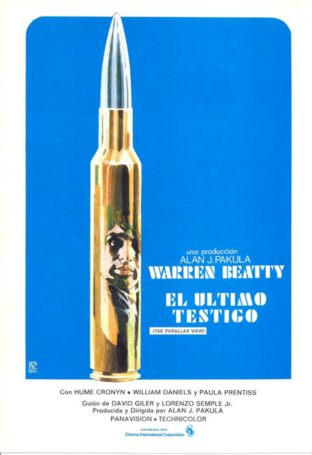 The Parallax View (1974)_2 Poster Canvas Movie Film Print A0 A1 A2 A3 A4 A5 A6 A