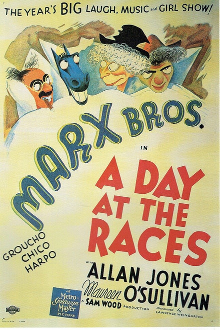 A Day At The Races unr.2- Poster (A0-A4) Film Movie Picture Art Wall Decor Actor