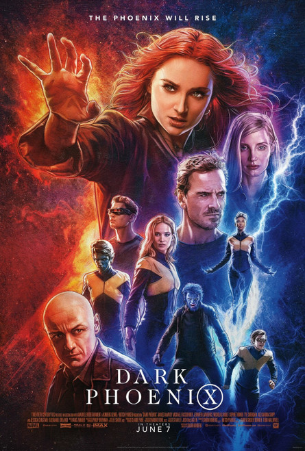 Dark Phoenix (2019)_18 Movie Film Poster Canvas iconic design