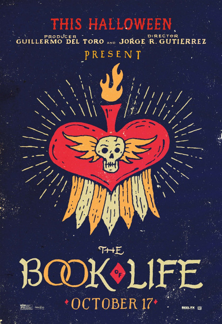 Book of Life (2014)_20 Movie Film Poster Canvas iconic design