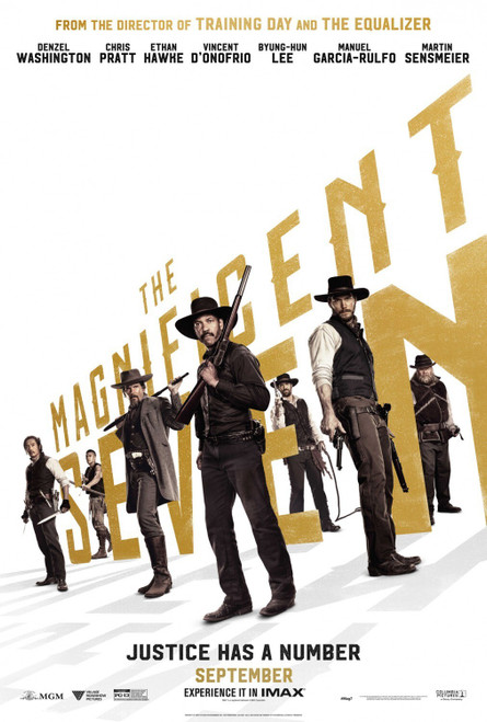 The Magnificent Seven (2016)_3 Poster Canvas Movie Film Print A0 A1 A2 A3 A4 A5