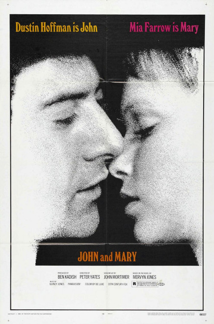 John and Mary (1969)_0 Poster Canvas Movie Film Print A0 A1 A2 A3 A4 A5 A6 Art W