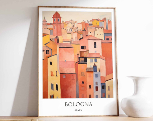 6_Bologna Poster, Italy Poster, City Poster, Travel Poster, Wall Art, Home Decor
