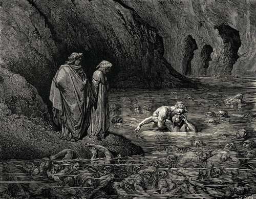 Dore_Gustave_69._As_Tydee_angrily_gnawed_Menelippes_temples_ Poster Canvas Movie