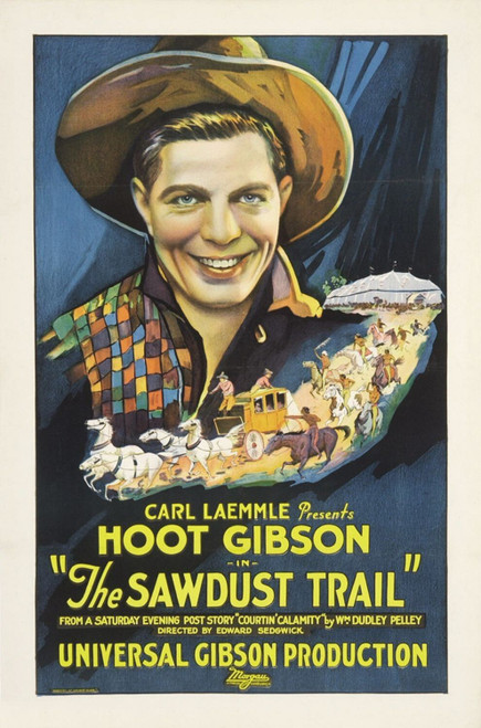The Sawdust Trail (1924)_1 Poster Canvas Movie Film Print A0 A1 A2 A3 A4 A5 A6 A