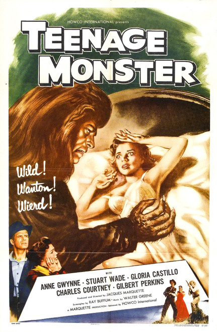 Teenage Monster 01 Poster Canvas Movie Film Print A0 A1 A2 A3 A4 A5 A6 Art Wall