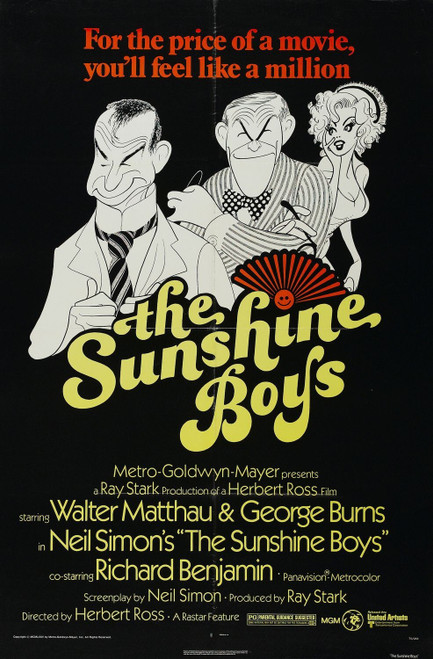 The Sunshine Boys (1975)_1 Poster Canvas Movie Film Print A0 A1 A2 A3 A4 A5 A6 A