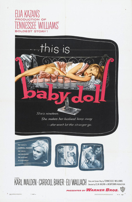 Baby Doll (1956)_0 Movie Film Poster Canvas iconic design