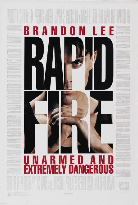 Rapid Fire 01 Poster Canvas Movie Film Print A0 A1 A2 A3 A4 A5 A6 Art Wall Decor