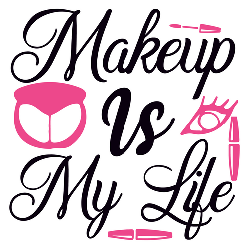Makeup Is My Life-01 (5) Sarcastic Poster Canvas Print A0 A1 A2 A3 A4 A5 A6 Art