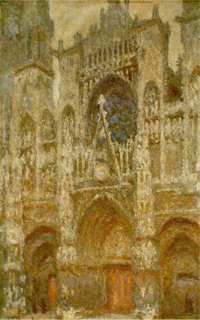 MONET-Claude-1894-Rouen-Cathedral3 Poster Canvas Movie Film Print A0 A1 A2 A3 A4