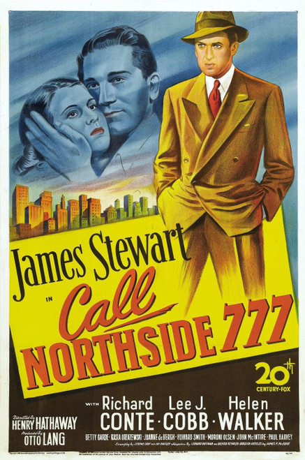 Call Northside 777 (1948)_1 Movie Film Poster Canvas iconic design