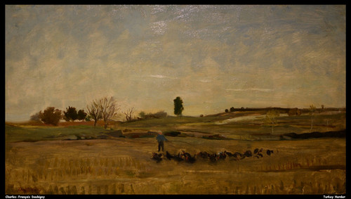charles-franois-daubigny--turkey-herder--jpb_15966263857_o(1) Poster Canvas Movi