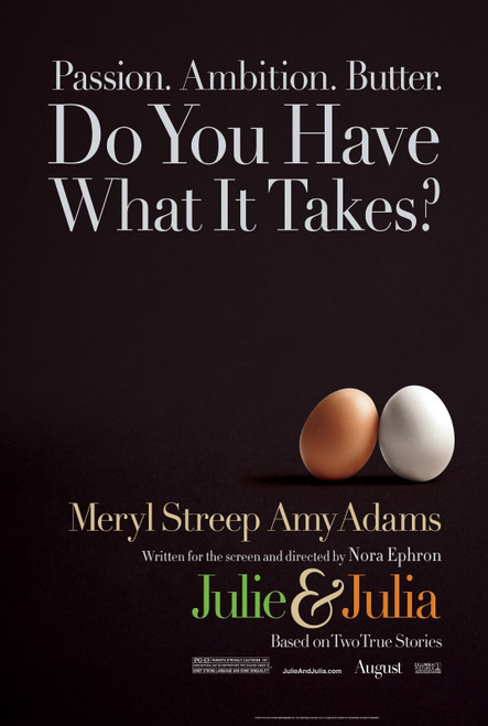 Julie & Julia (2009)_1 Poster Canvas Movie Film Print A0 A1 A2 A3 A4 A5 A6 Art W