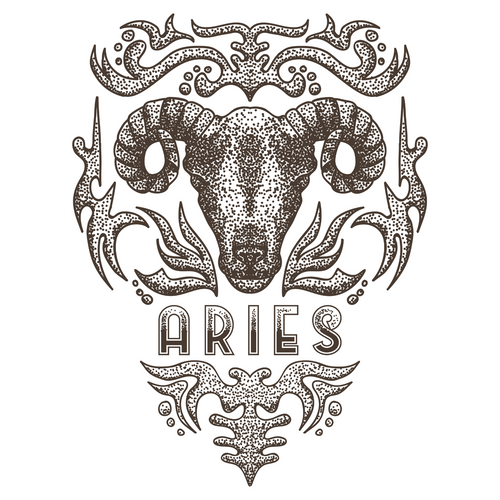 aries vintage Fun Gift Poster Canvas Print A0 A1 A2 A3 A4 A5 A6 Art Wall Decorat