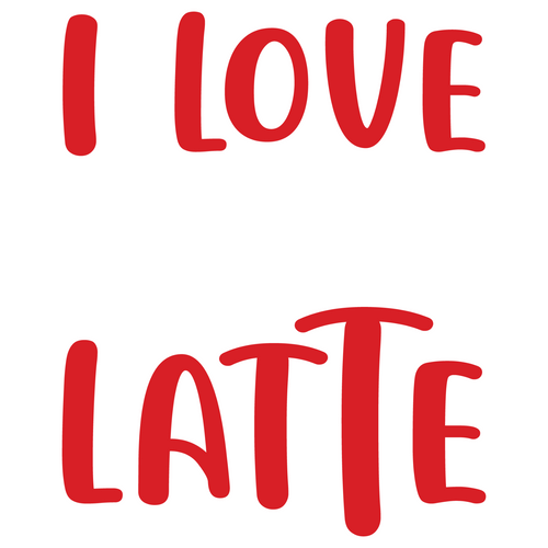 I love you a latte=1-01 Poster Canvas Movie Film Print A0 A1 A2 A3 A4 A5 A6 Art