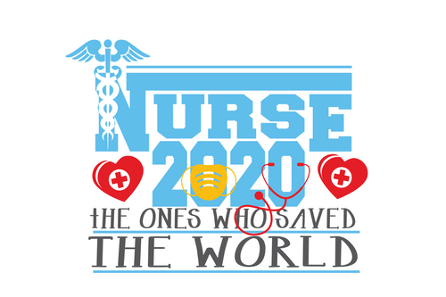 NURSE RISKING SAVED WORLD-01 Poster Canvas Movie Film Print A0 A1 A2 A3 A4 A5 A6