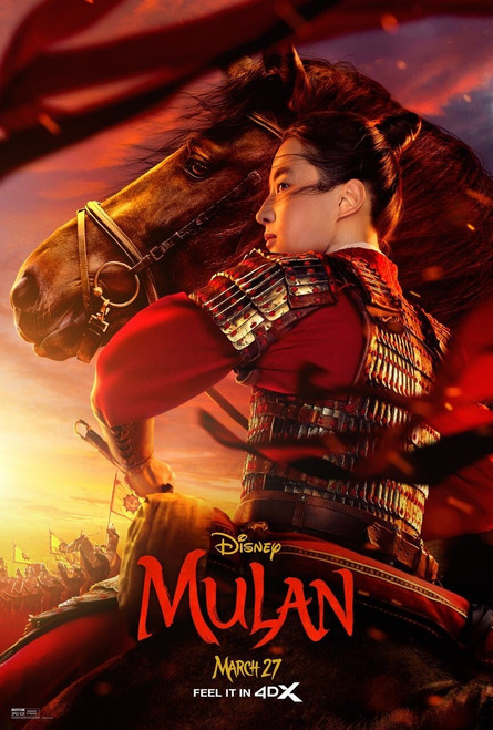 Mulan (2020)_23 Poster Canvas Movie Film Print A0 A1 A2 A3 A4 A5 A6 Art Wall Dec