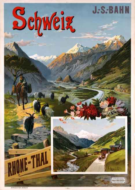 49792806881_d'ALÉSI, F. Hugo. Schweiz, Rhône-Thal, Jura - Simplon Bahn, 1895.-ar