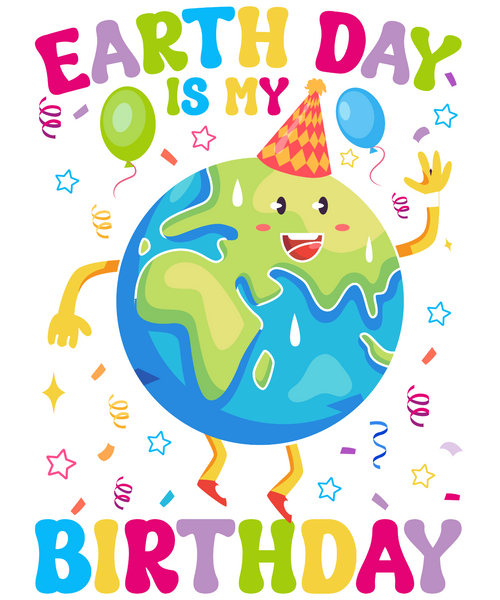 59.-Earth-Day-Is-My-Birthday Poster Canvas Movie Film Print A0 A1 A2 A3 A4 A5 A6