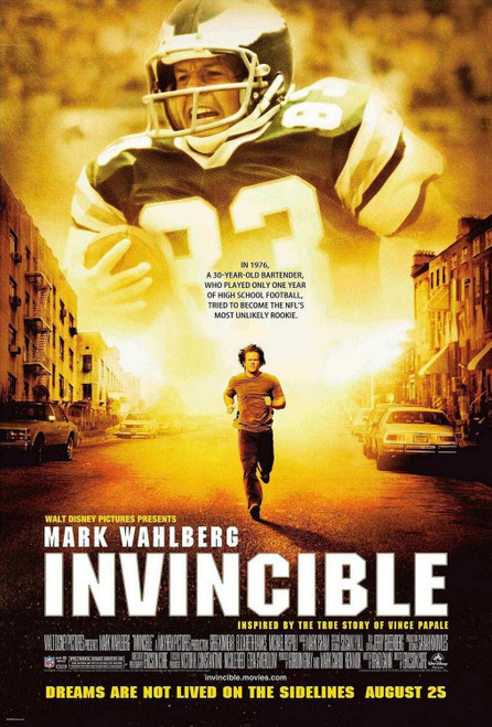 Invincible (2006)_0 Poster Canvas Movie Film Print A0 A1 A2 A3 A4 A5 A6 Art Wall
