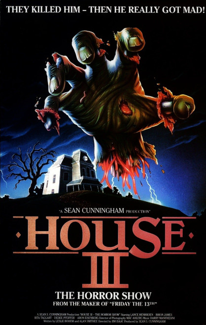 house-iii the horror show Poster Canvas Movie Film Print A0 A1 A2 A3 A4 A5