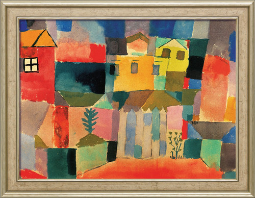 Houses on the Sea Paul Klee Poster Canvas Movie Film Print A0 A1 A2 A3 A4 A5 A6