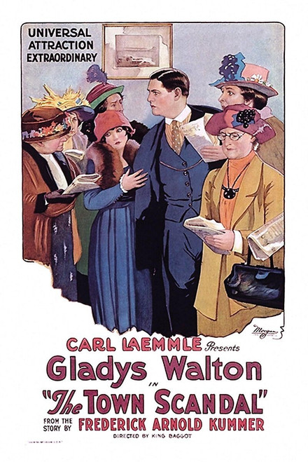 The Town Scandal (1923)_0 Poster Canvas Movie Film Print A0 A1 A2 A3 A4 A5 A6 Ar