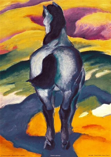 Blue Horse II Poster Canvas Movie Film Print A0 A1 A2 A3 A4 A5 A6 Art Wall Decor