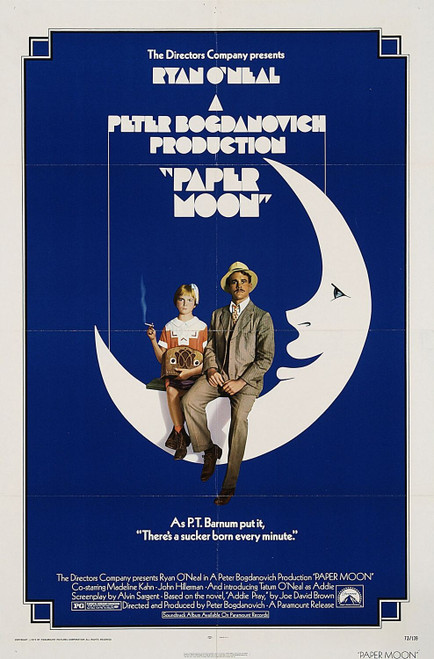 Paper Moon (1973)_0 Poster Canvas Movie Film Print A0 A1 A2 A3 A4 A5 A6 Art Wall