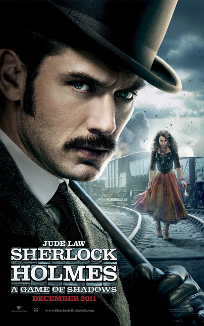 Sherlock Holmes_ A Game of Shadows (2011)_2 Poster Canvas Movie Film Print A0 A1
