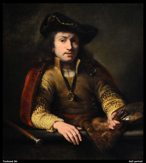 ferdinand-bol---self-portrait--jpb_27864431476_o(1) Poster Canvas Movie Film Pri